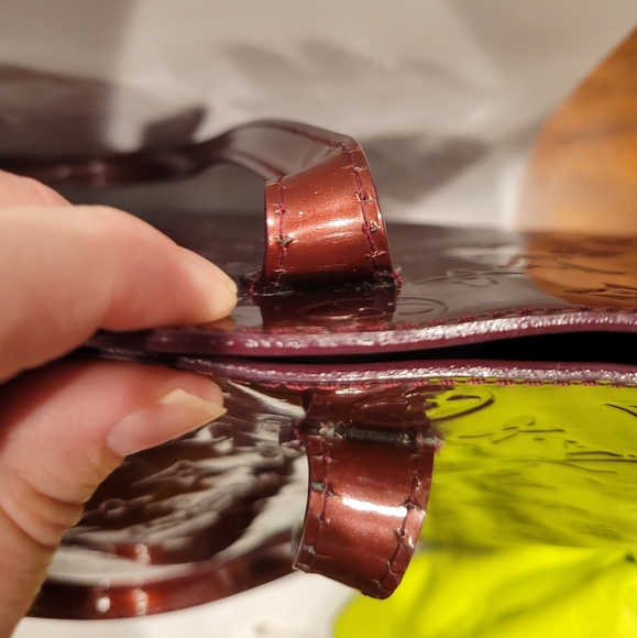 LOUIS VUITTON Wilshire GM Tote Monogram Vernis & Matching Wallet Set - Picture 11 of 16